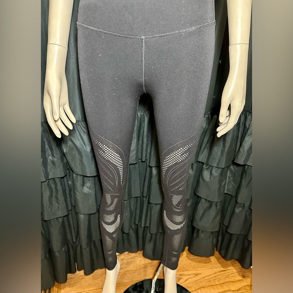 lululemon athletica Black High-Waist Laser-Cut Leggings